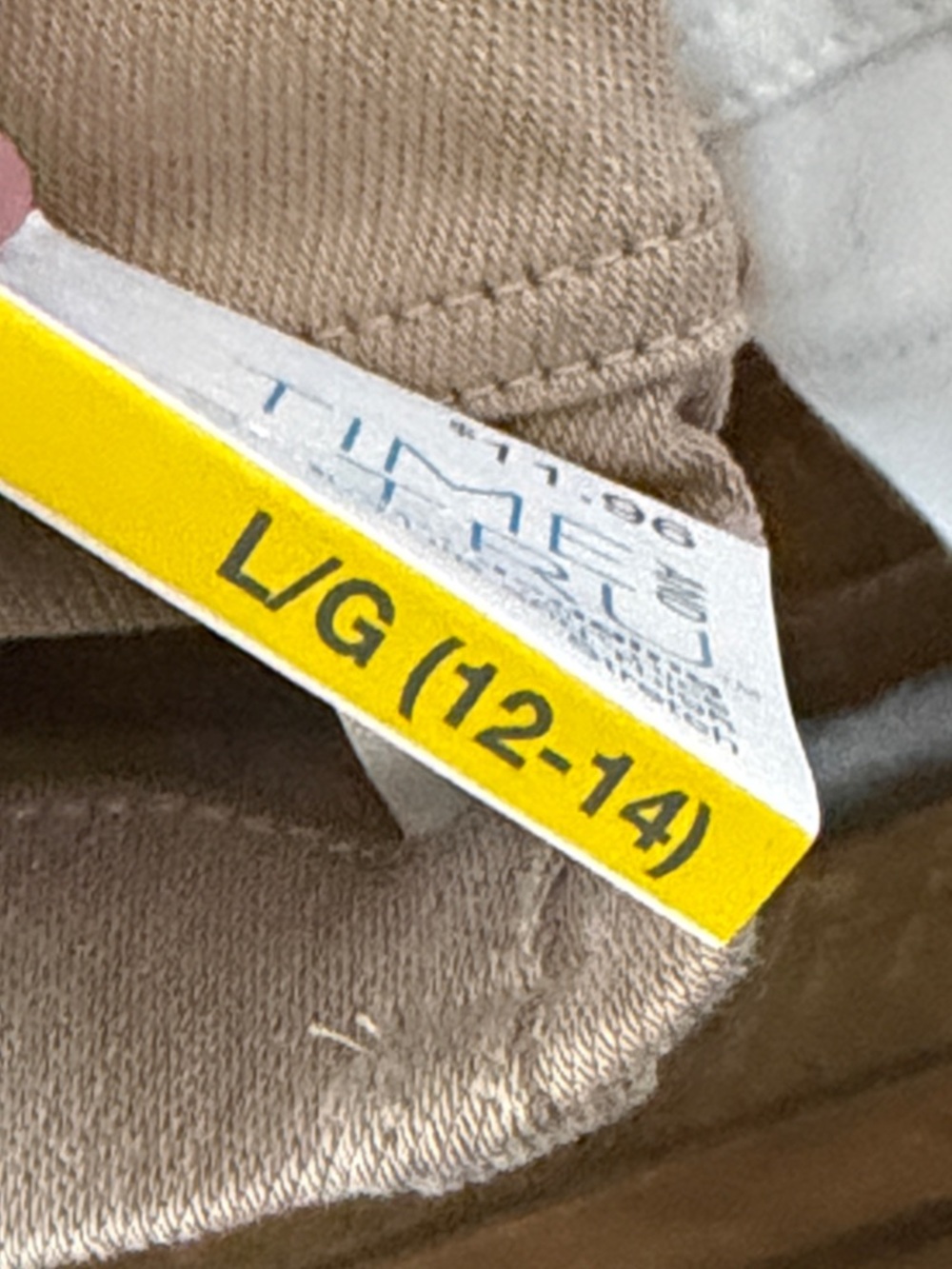 2 X Pairs Time and Tru Beige & White Cropped Pull-On Jeggings with Pockets. - Picture 7 of 9